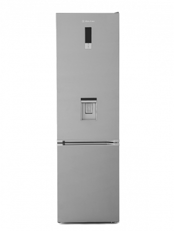 White Point refrigerator with bottom freezer 360 liters water dispenser digital screen stainless WPRC383DWDX