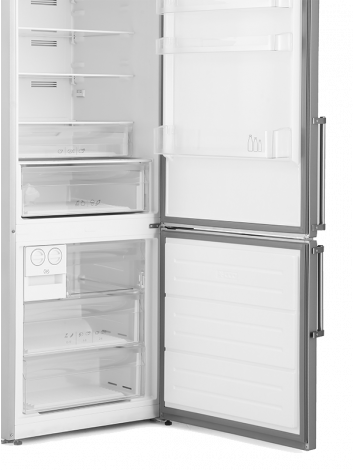 White Point refrigerator with bottom freezer 468 liters digital screen stainless WPRC492DX