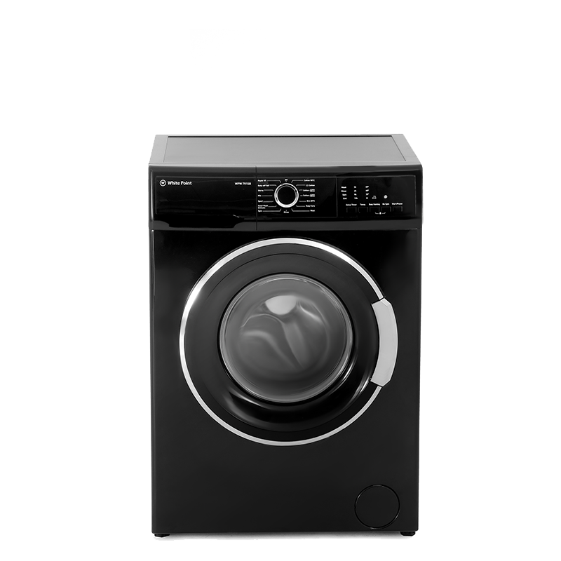 White Point Front Load Full Automatic Washing Machine 7 KG in Black Color WPW7815B