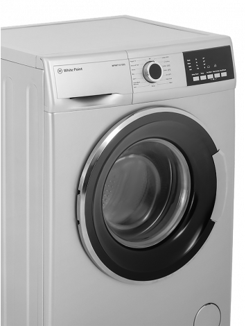 White Point Front Load Full Automatic Washing Machine 8 KG in Silver Color WPW81015S