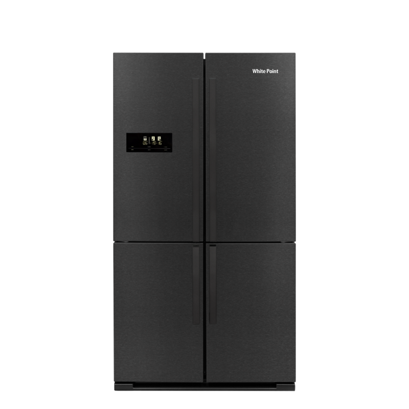 White Point Refrigerator 4 doors 565 liters digital screen Dark stainless WPR928DDX