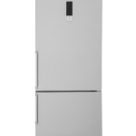White Point refrigerator with bottom freezer 412 liters digital screen stainless MADE IN TURKEY  WPRC462DX
